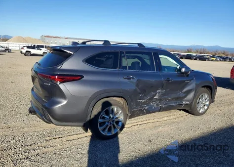 2021 Toyota Highlander Hybrid Limited from USA, damaged, VIN 5TDDBRCH1MS524181